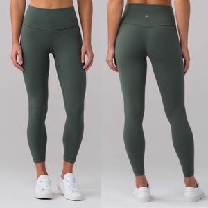 Lululemon Align 25” Legging Size 4 Dark Forest